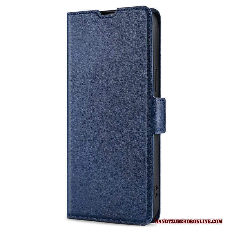 Folio Cover Xiaomi Redmi Note 10 Pro Stile In Pelle Ultra Fine