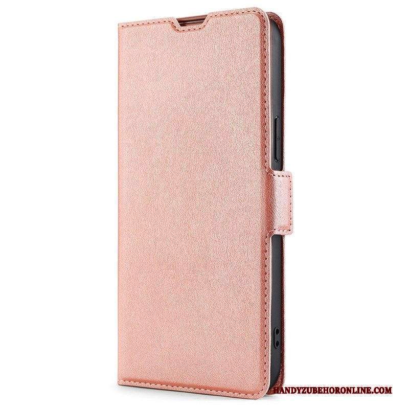 Folio Cover Xiaomi Redmi Note 10 Pro Stile In Pelle Ultra Fine