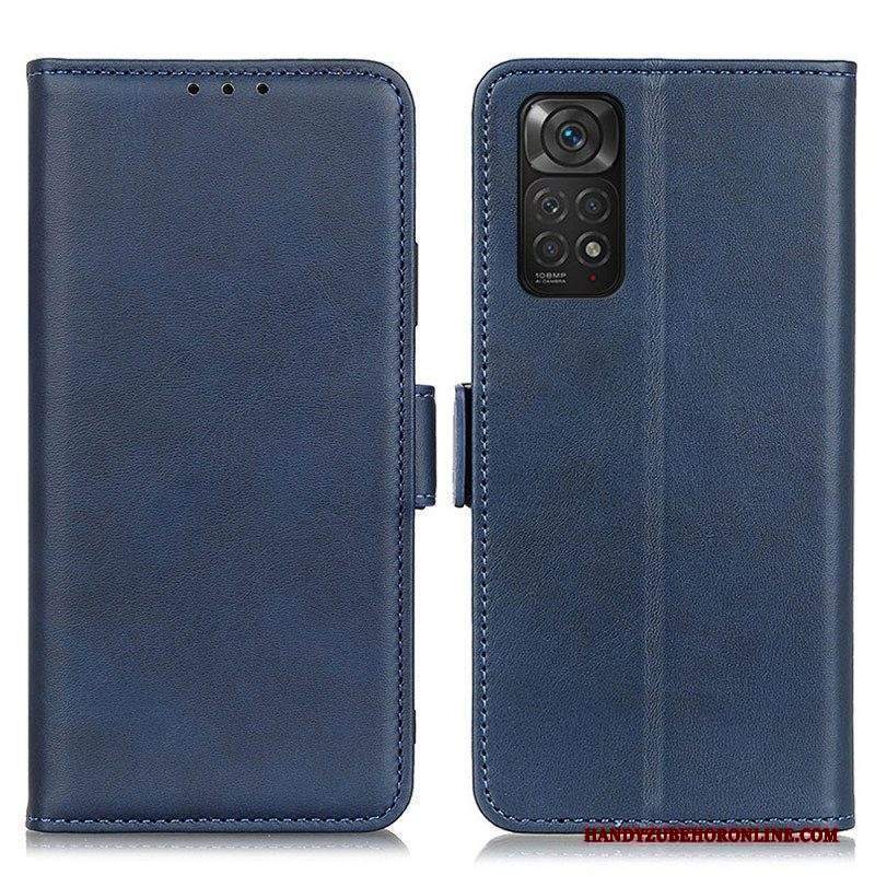 Folio Cover Xiaomi Redmi Note 11 / 11S Custodia in pelle Doppio Lembo