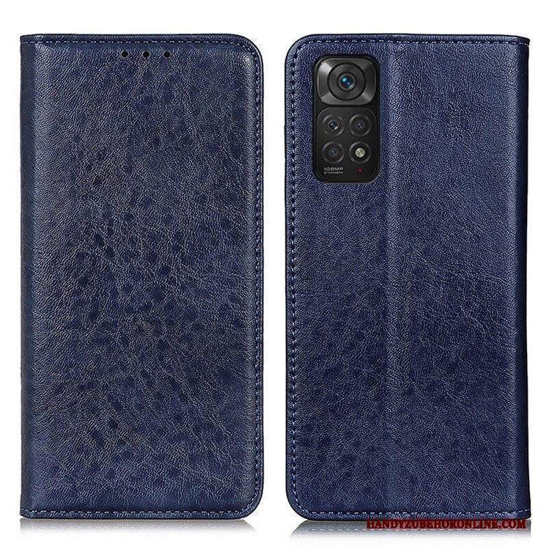 Folio Cover Xiaomi Redmi Note 11 / 11S Custodia in pelle Struttura In Pelle