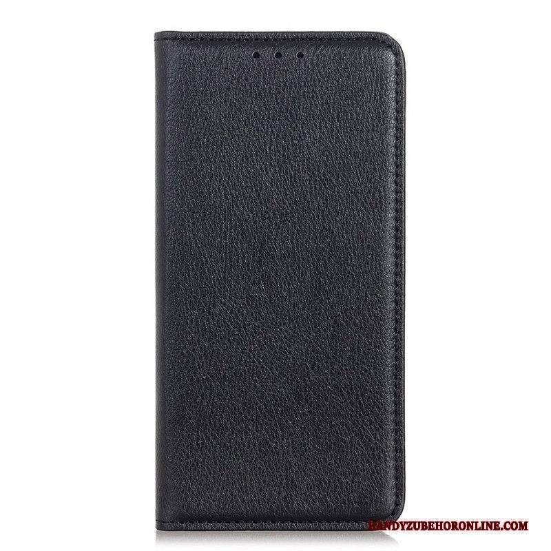 Folio Cover Xiaomi Redmi Note 11 / 11S Custodia in pelle Trama Di Cuoio Spaccato Di Litchi