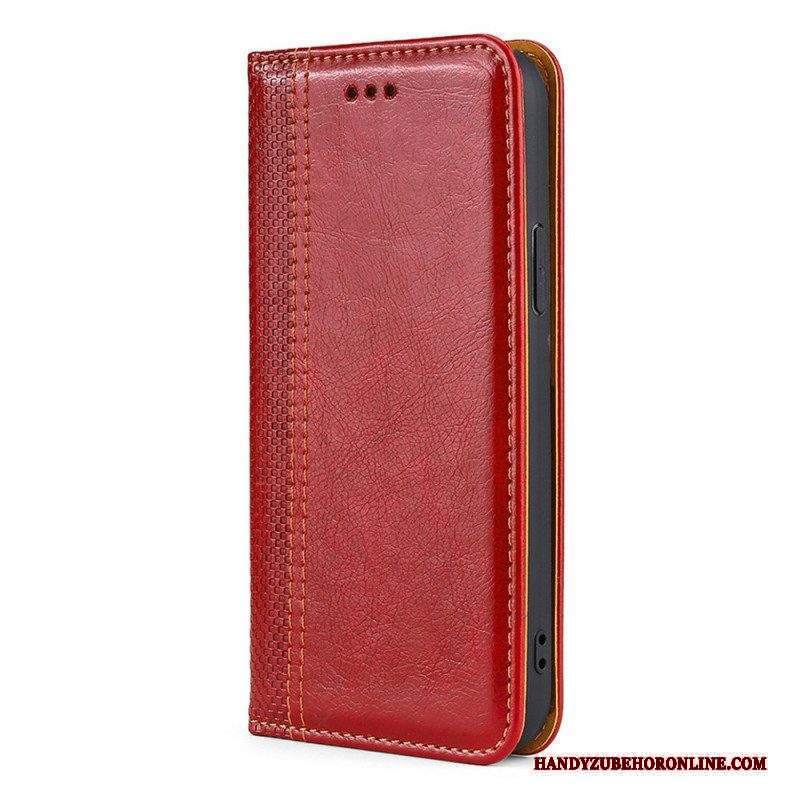 Folio Cover Xiaomi Redmi Note 11 Pro / 11 Pro 5G Custodia in pelle Effetto Pelle Martellata