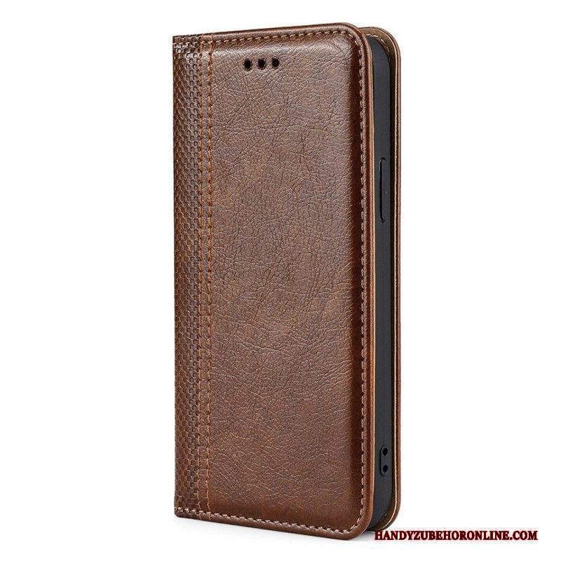 Folio Cover Xiaomi Redmi Note 11 Pro / 11 Pro 5G Custodia in pelle Effetto Pelle Martellata