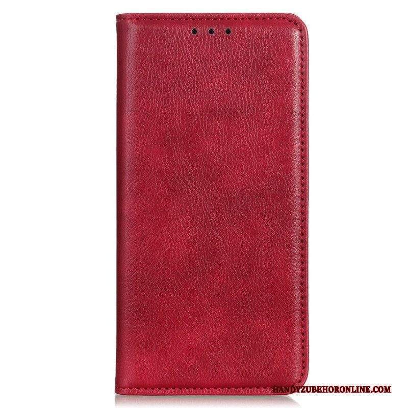 Folio Cover Xiaomi Redmi Note 11 Pro Plus 5G Custodia in pelle Crosta Di Pelle Opaca