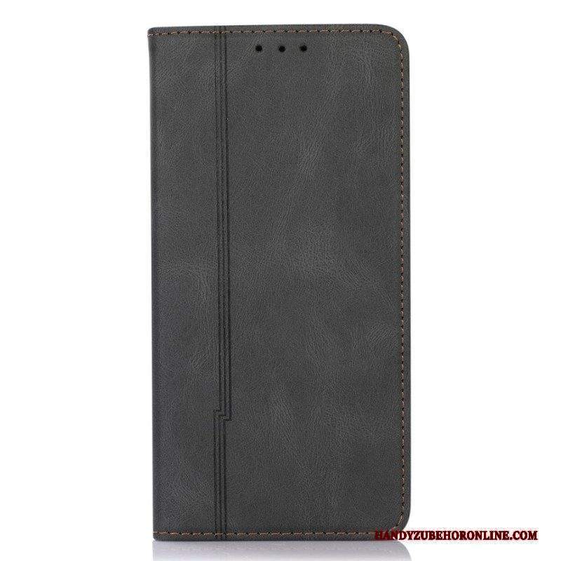 Folio Cover Xiaomi Redmi Note 11 Pro Plus 5G Custodia in pelle Linea Pelle Stile