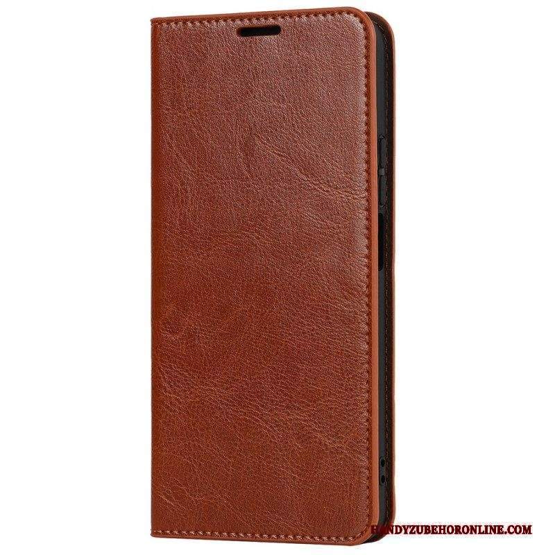 Folio Cover Xiaomi Redmi Note 11 Pro Plus 5G Custodia in pelle Pelle Vera