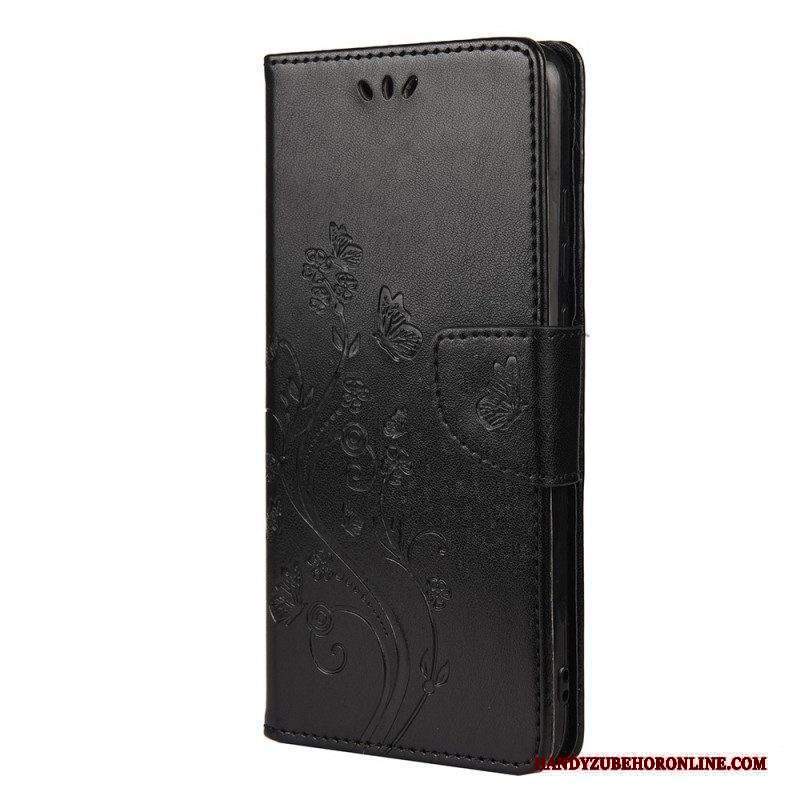 Folio Cover Xiaomi Redmi Note 11 Pro Plus 5G Farfalle E Fiori