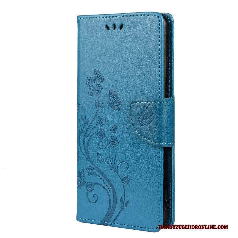 Folio Cover Xiaomi Redmi Note 11 Pro Plus 5G Farfalle E Fiori