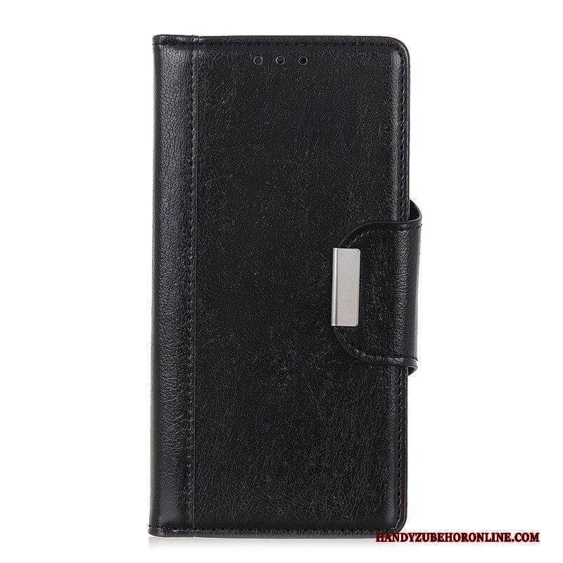 Folio Cover Xiaomi Redmi Note 12 4G Chiusura In Argento