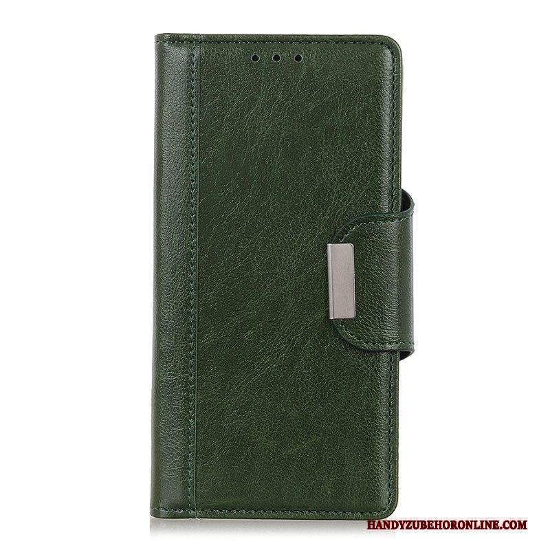 Folio Cover Xiaomi Redmi Note 12 4G Chiusura In Argento