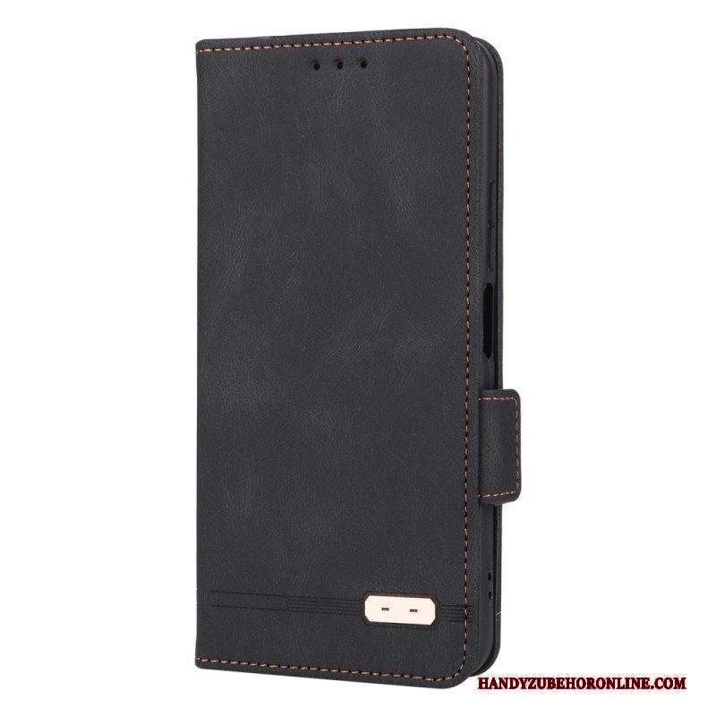 Folio Cover Xiaomi Redmi Note 12 4G Custodia in pelle Classico D'epoca