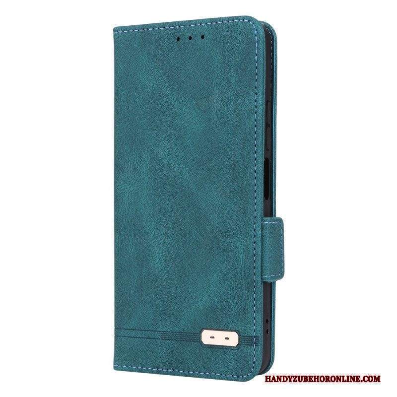 Folio Cover Xiaomi Redmi Note 12 4G Custodia in pelle Classico D'epoca