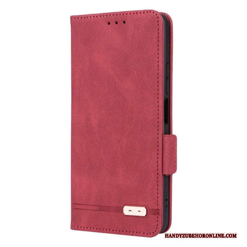 Folio Cover Xiaomi Redmi Note 12 4G Custodia in pelle Classico D'epoca