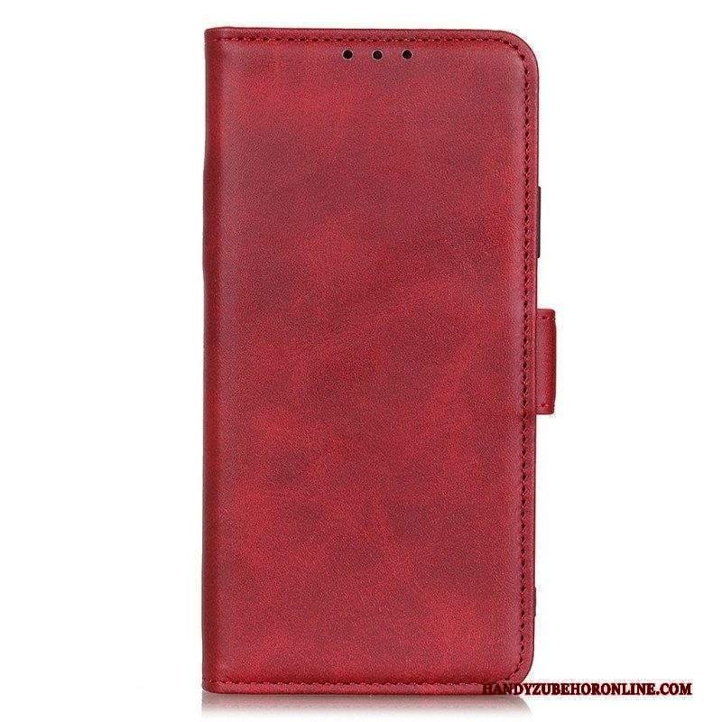 Folio Cover Xiaomi Redmi Note 12 4G Custodia in pelle Pelle Crosta Eleganza