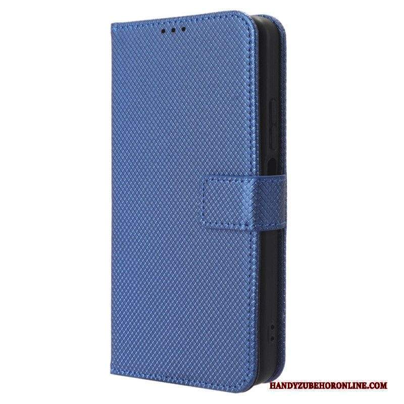 Folio Cover Xiaomi Redmi Note 12 4G Elegante Finta Pelle Con Cinturino