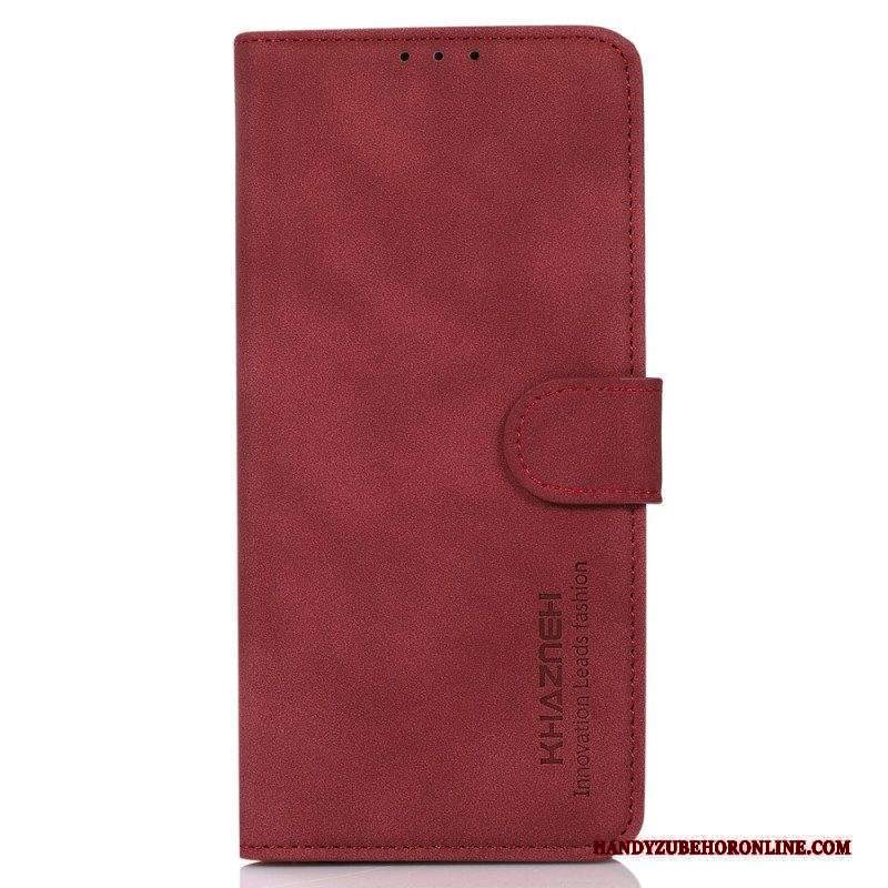 Folio Cover Xiaomi Redmi Note 12 4G Khazneh Effetto Pelle