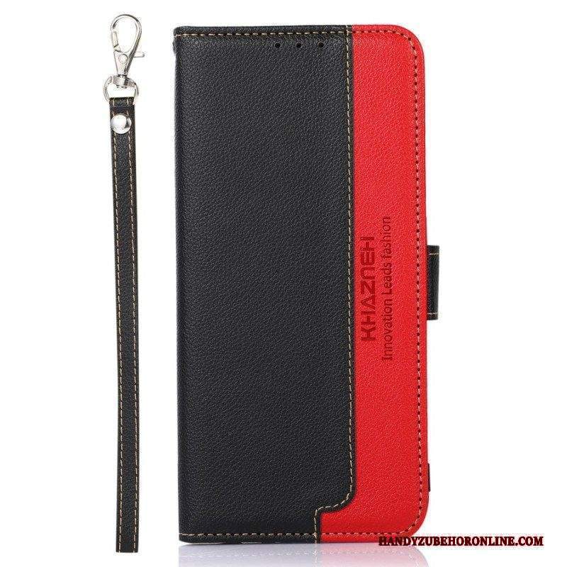 Folio Cover Xiaomi Redmi Note 12 4G Lychee Style Rfid Khazneh