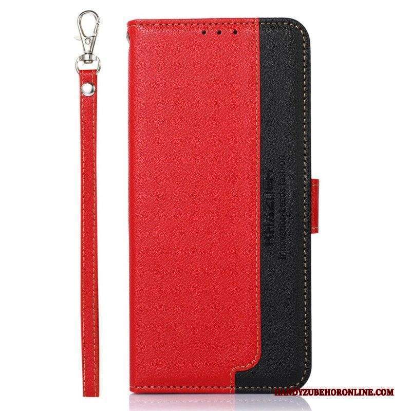 Folio Cover Xiaomi Redmi Note 12 4G Lychee Style Rfid Khazneh