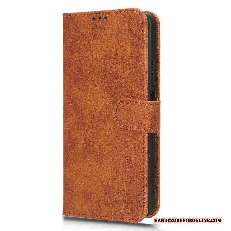 Folio Cover Xiaomi Redmi Note 12 4G Stile In Pelle Normale