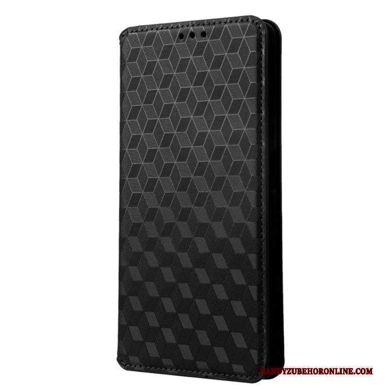 Folio Cover Xiaomi Redmi Note 12 5G Custodia in pelle Modello 3d