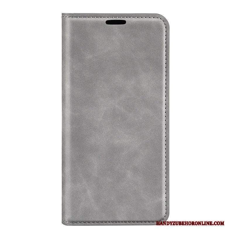 Folio Cover Xiaomi Redmi Note 12 5G Custodia in pelle Stile In Pelle