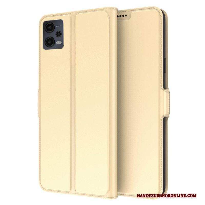 Folio Cover Xiaomi Redmi Note 12 5G Custodia in pelle Stile In Pelle