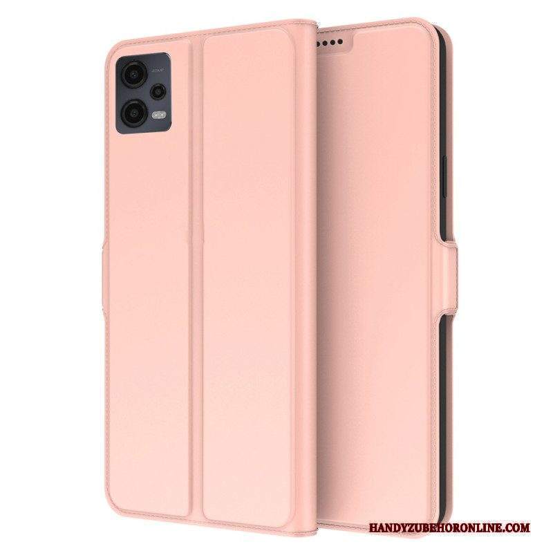 Folio Cover Xiaomi Redmi Note 12 5G Custodia in pelle Stile In Pelle