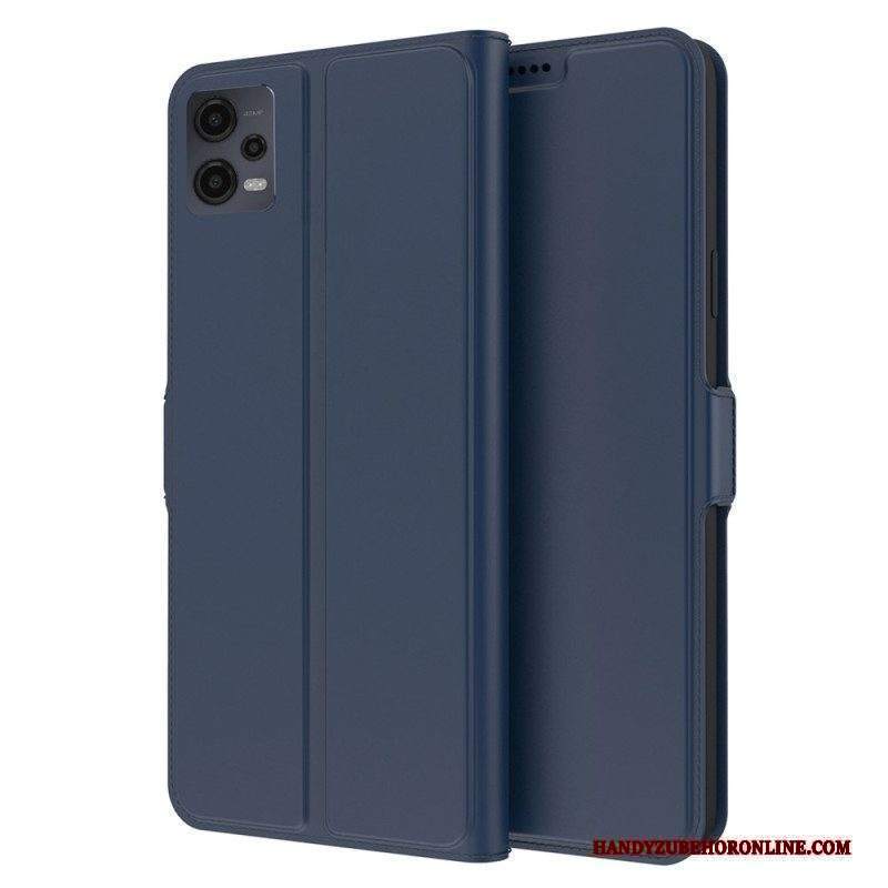 Folio Cover Xiaomi Redmi Note 12 5G Custodia in pelle Stile In Pelle