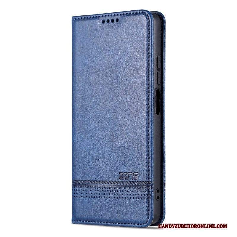 Folio Cover Xiaomi Redmi Note 12 Pro Custodia in pelle Azns