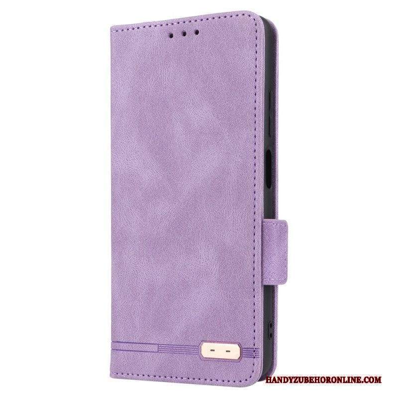 Folio Cover Xiaomi Redmi Note 12 Pro Custodia in pelle Elegante Effetto Pelle