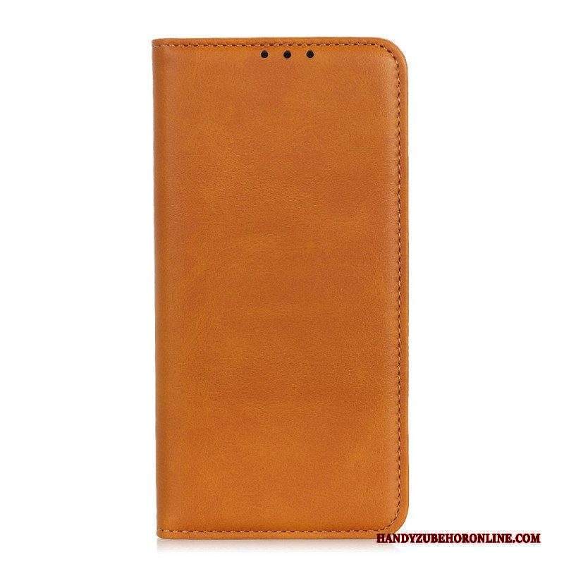 Folio Cover Xiaomi Redmi Note 12 Pro Plus Custodia in pelle Crosta Di Cuoio Classica