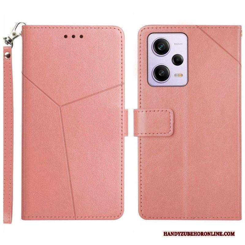 Folio Cover Xiaomi Redmi Note 12 Pro Y Strappy Design