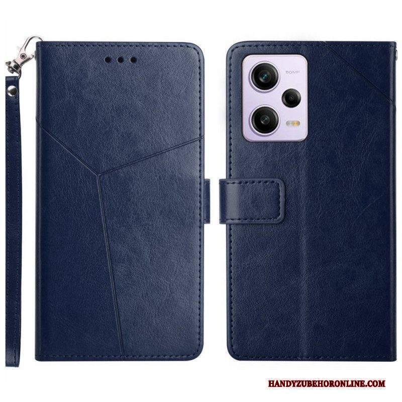 Folio Cover Xiaomi Redmi Note 12 Pro Y Strappy Design