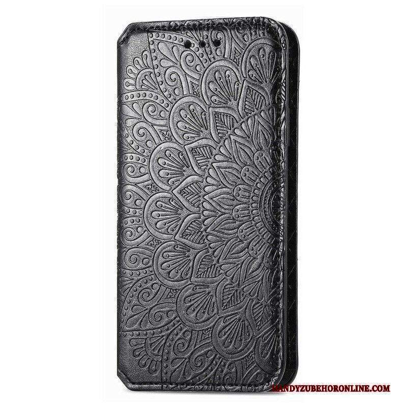 Folio Cover iPhone 13 Mini Custodia in pelle Mandala