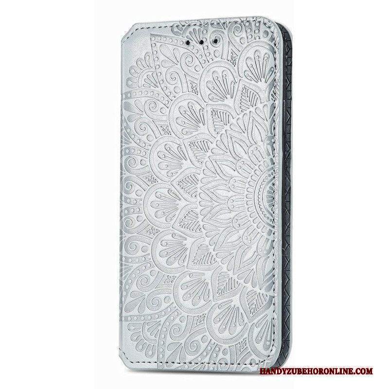 Folio Cover iPhone 13 Mini Custodia in pelle Mandala