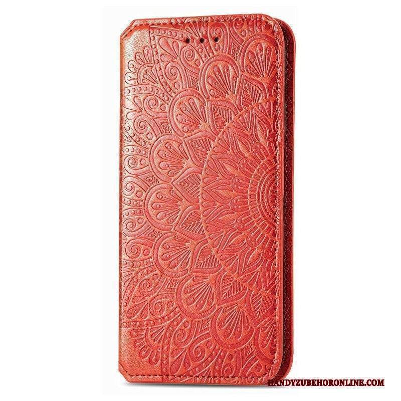 Folio Cover iPhone 13 Mini Custodia in pelle Mandala