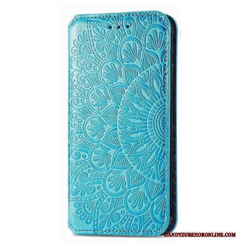 Folio Cover iPhone 13 Mini Custodia in pelle Mandala