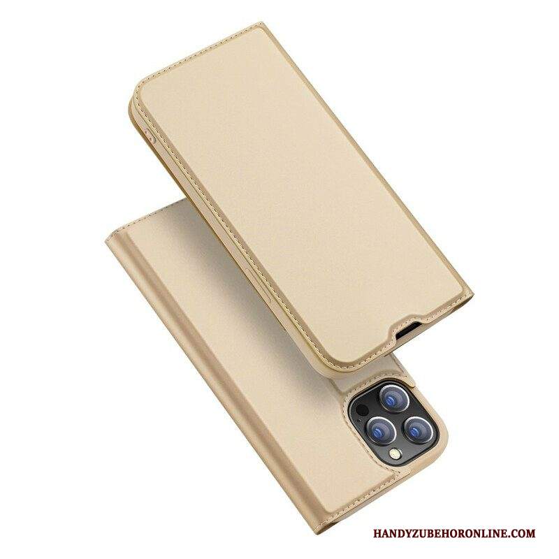 Folio Cover iPhone 13 Pro Max Custodia in pelle Serie Skin Pro Dux Ducis