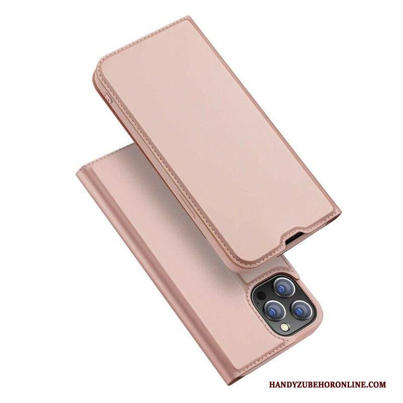 Folio Cover iPhone 13 Pro Max Custodia in pelle Serie Skin Pro Dux Ducis