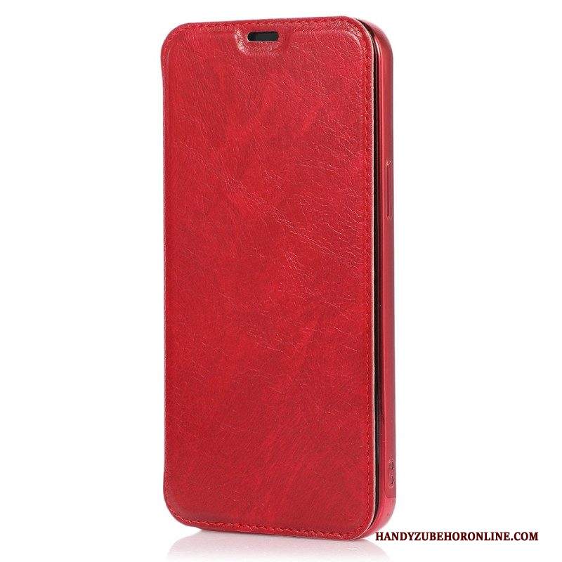 Folio Cover iPhone 14 Custodia in pelle Portacarte In Ecopelle