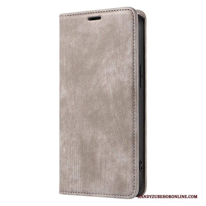 Folio Cover iPhone 14 Plus Custodia in pelle Ecopelle Colorata