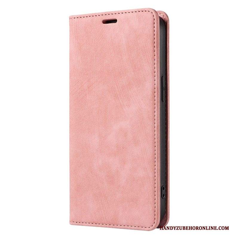 Folio Cover iPhone 14 Plus Custodia in pelle Ecopelle Colorata