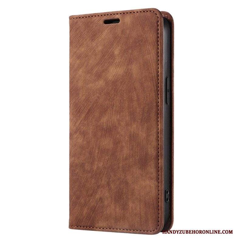 Folio Cover iPhone 14 Plus Custodia in pelle Ecopelle Colorata