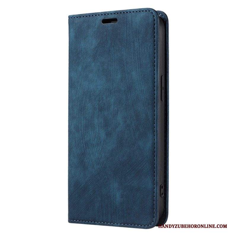 Folio Cover iPhone 14 Plus Custodia in pelle Ecopelle Colorata