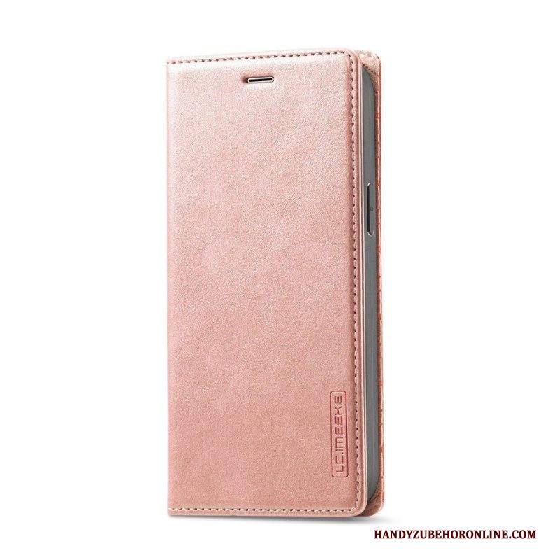 Folio Cover iPhone 14 Plus Custodia in pelle Ecopelle Lc.imeeke