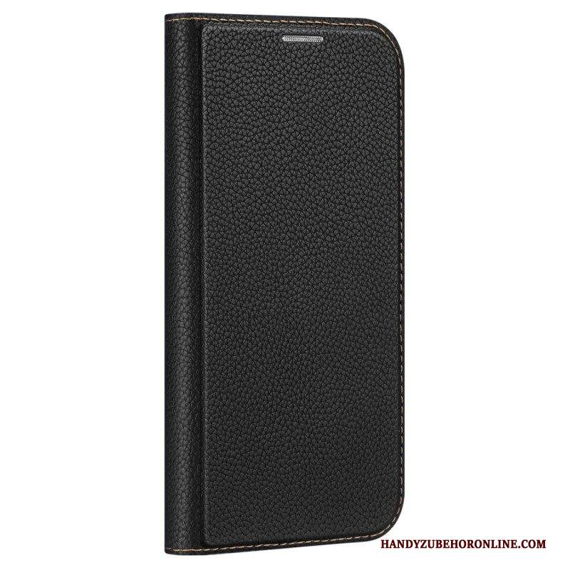 Folio Cover iPhone 14 Plus Custodia in pelle Porta Carte Doppio Dux Ducis