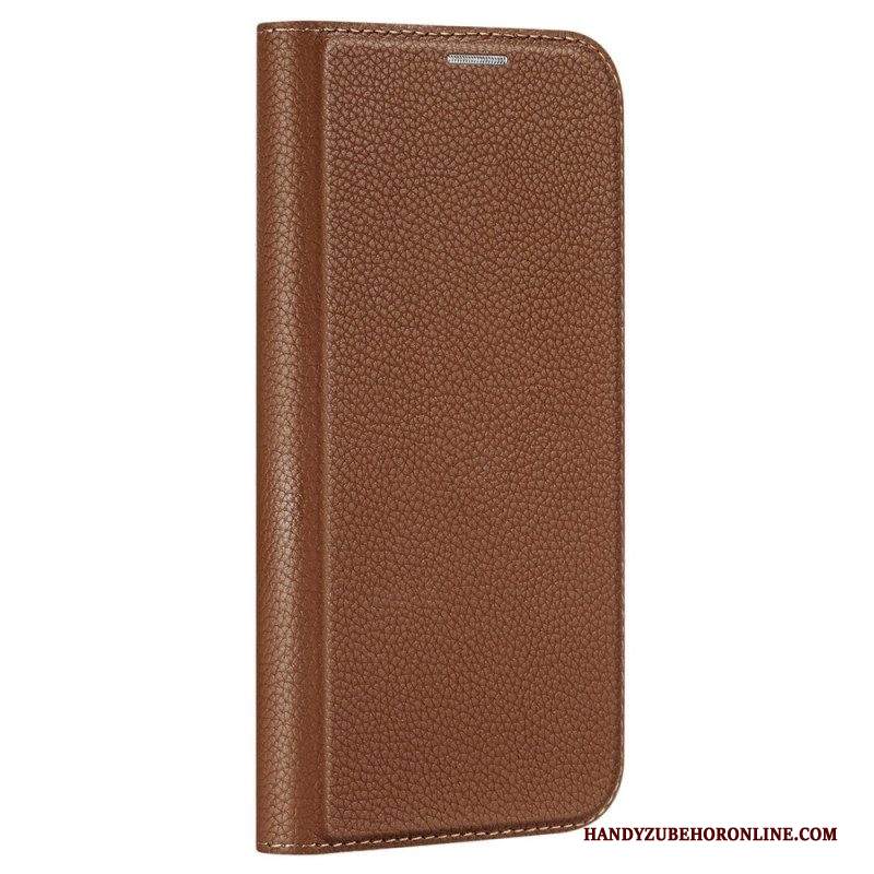 Folio Cover iPhone 14 Plus Custodia in pelle Porta Carte Doppio Dux Ducis