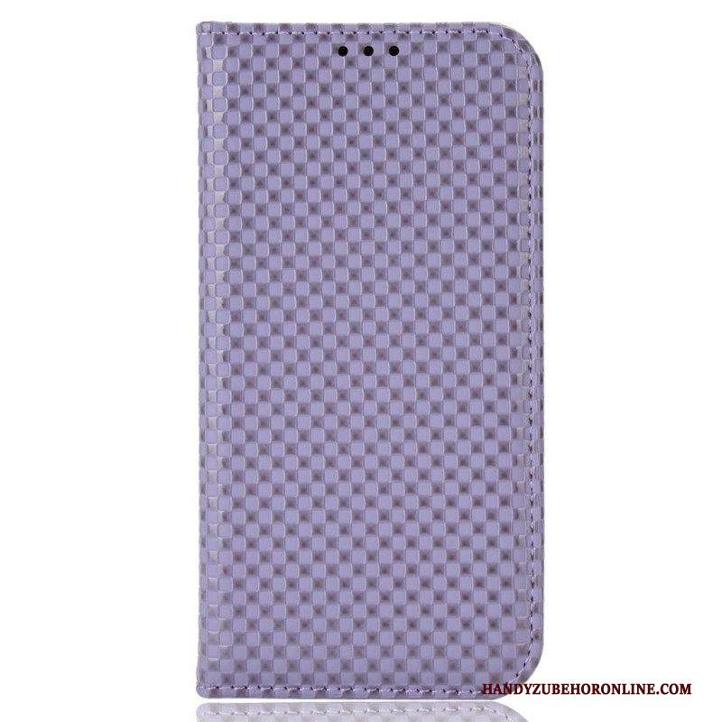 Folio Cover iPhone 14 Pro Custodia in pelle Strutturato