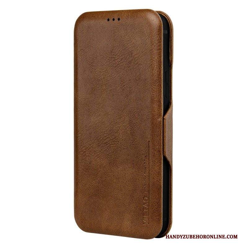 Folio Cover iPhone 14 Pro Custodia in pelle Vietao