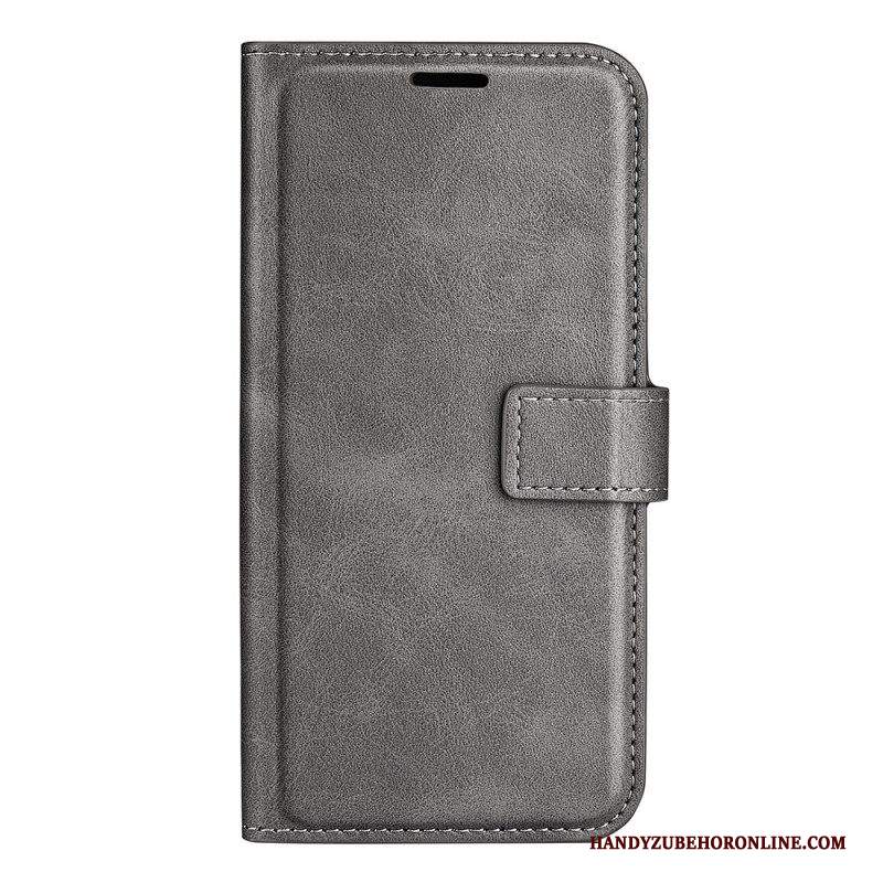 Folio Cover iPhone 14 Struttura In Pelle